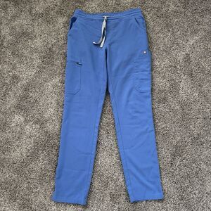 FIGS Yola Skinny Scrub Pants Ceil Blue TW2000 R Size XS X-Small